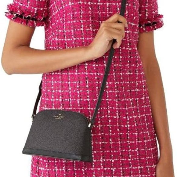 Kate Spade Tinsel Crossbody - Black Sparkle - Picture 8 of 10